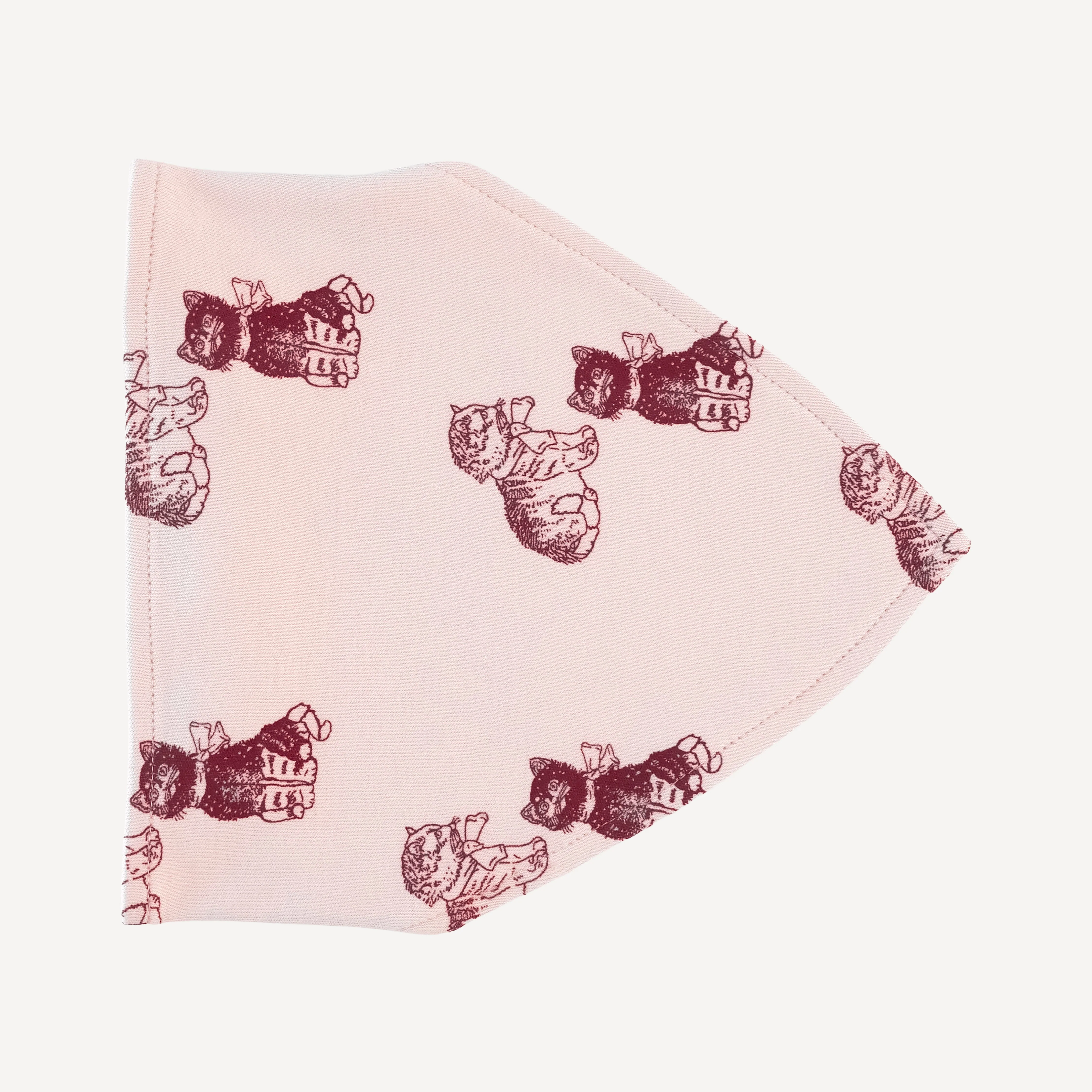 bandana headband | vintage kitty | organic cotton interlock - Image 3