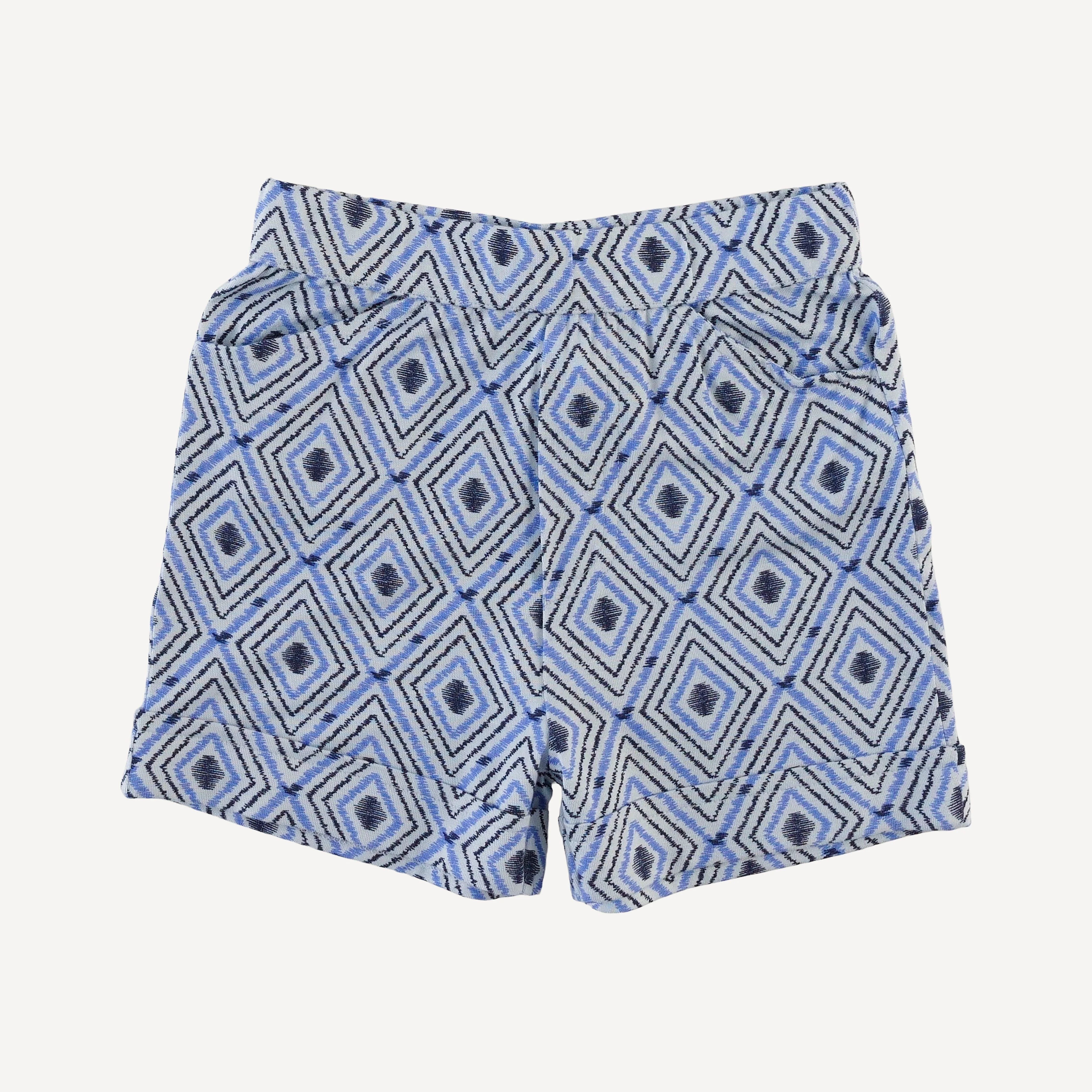 cuffed pocket short | diamond | bamboo