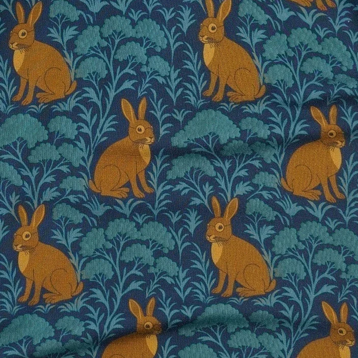 single layer blanket | fantastical rabbit | light weight bamboo - Image 2